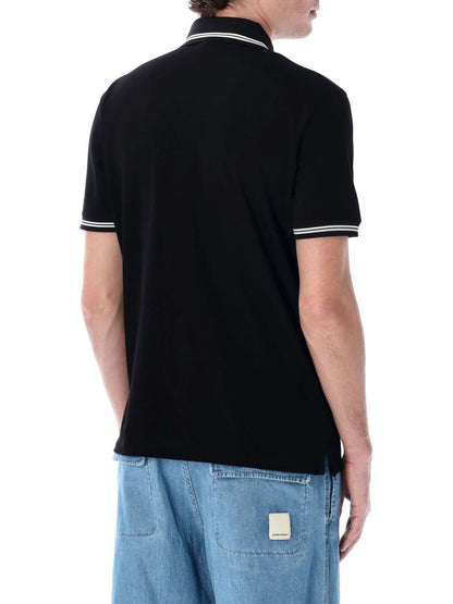 Logo cotton polo shirt