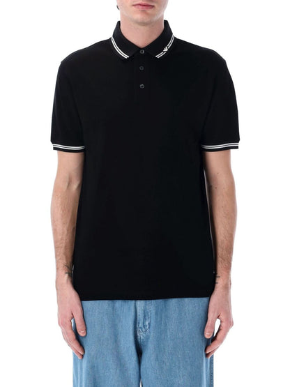 Logo cotton polo shirt