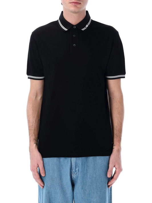 Logo cotton polo shirt