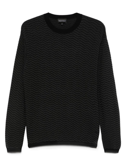 Wool blend crewneck sweater