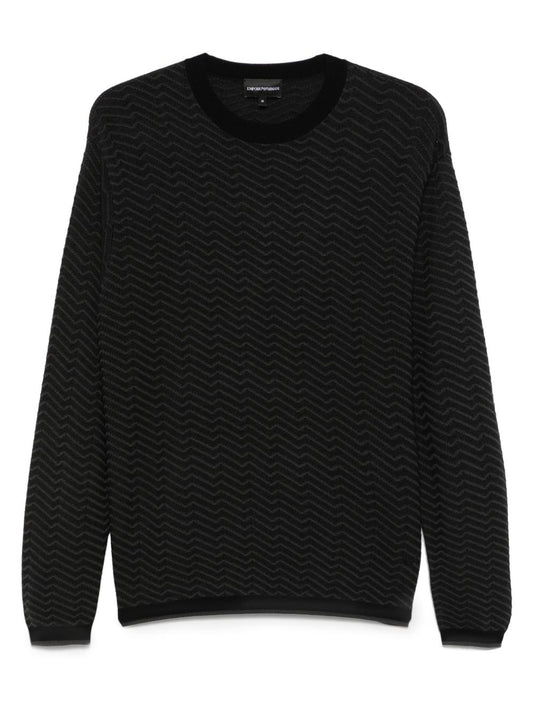 Wool blend crewneck sweater