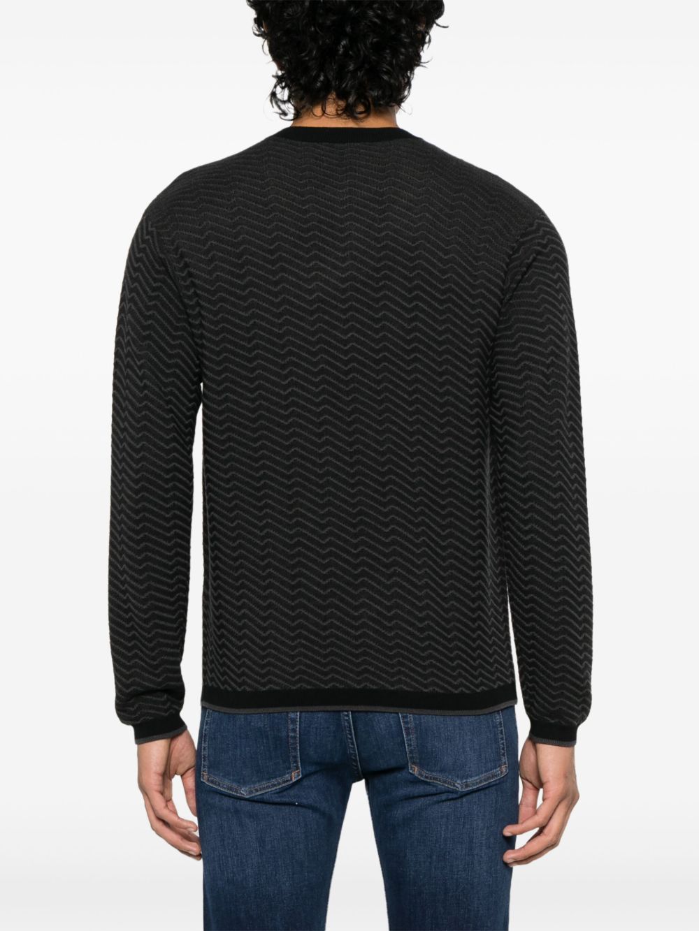 Wool blend crewneck sweater