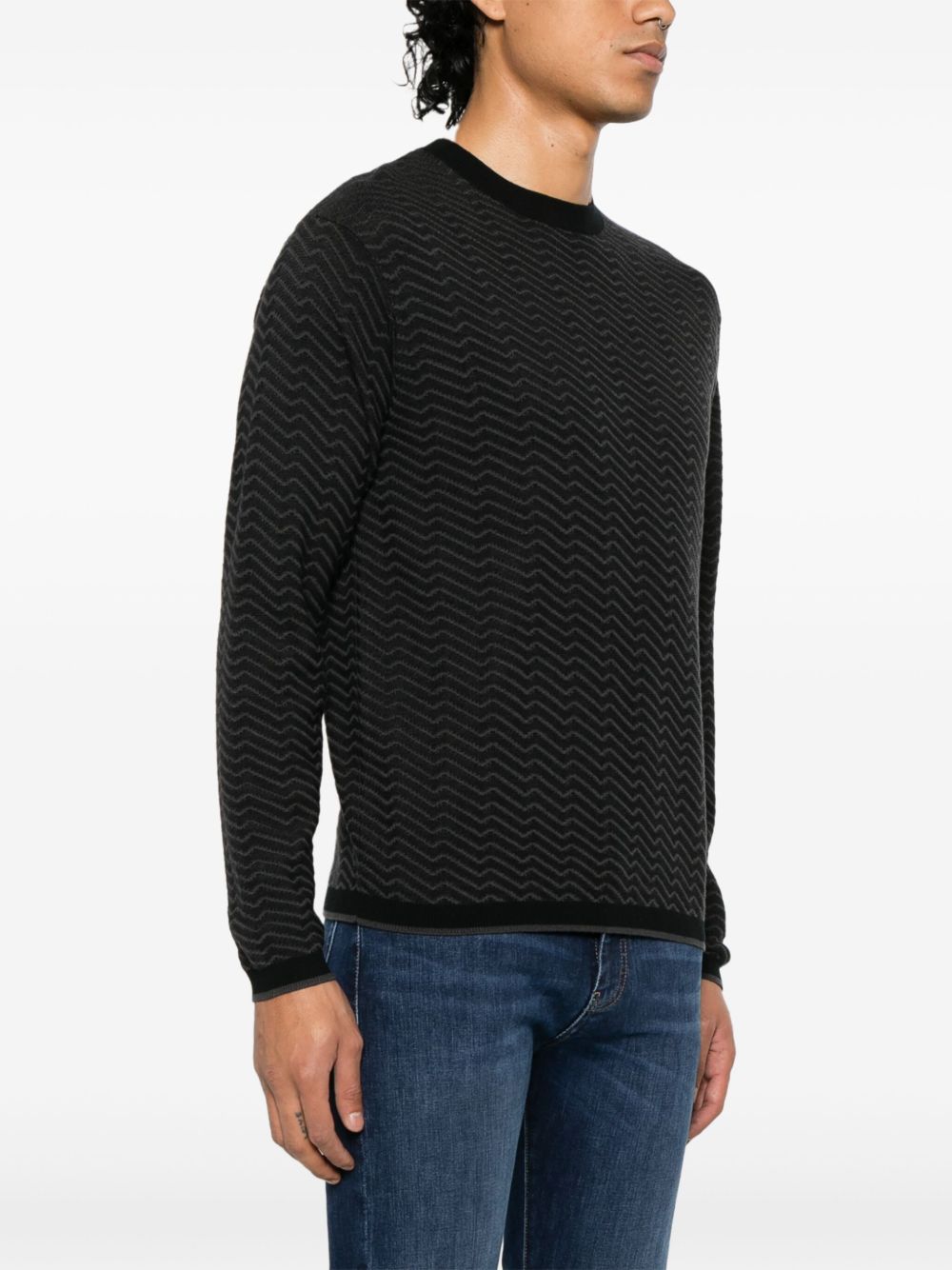 Wool blend crewneck sweater