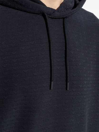 Allover logo hoodie