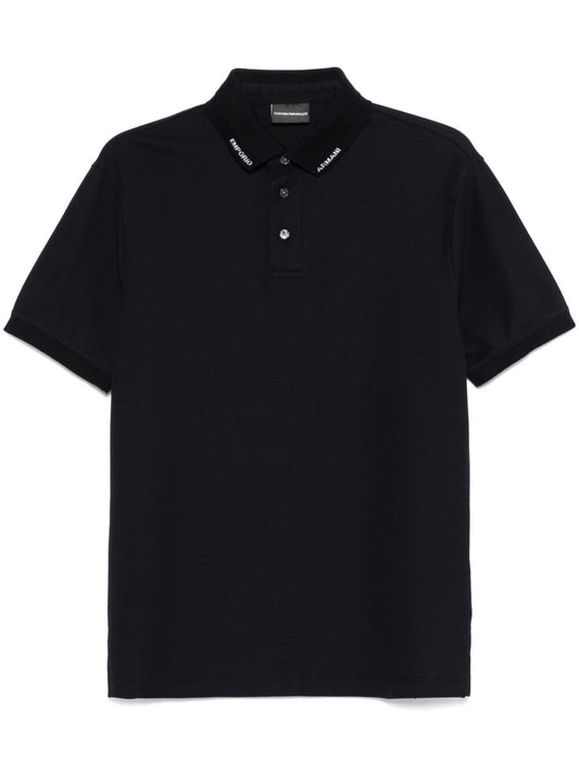 Logo cotton polo shirt