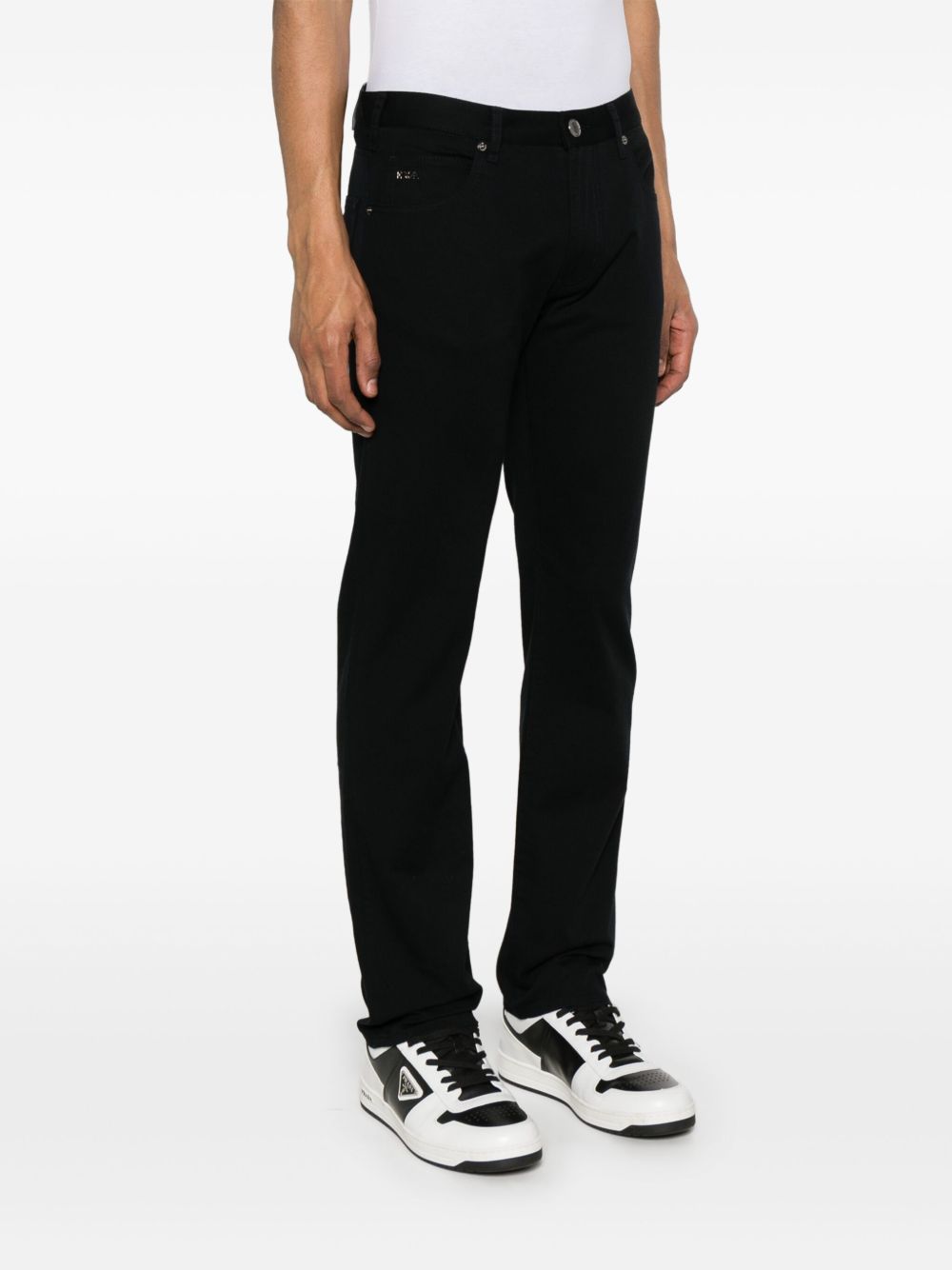 Slim denim cotton jeans