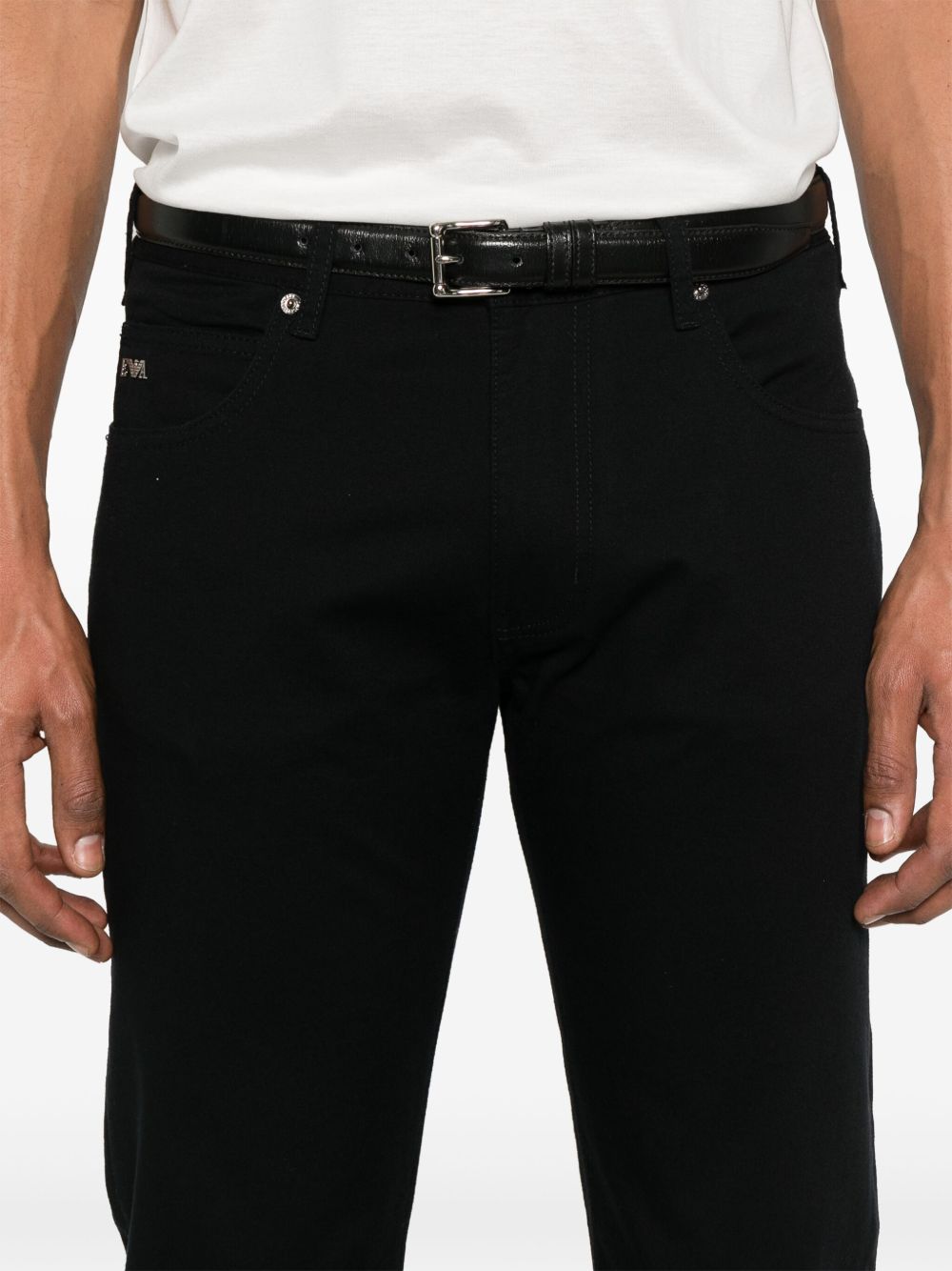 Slim denim cotton jeans