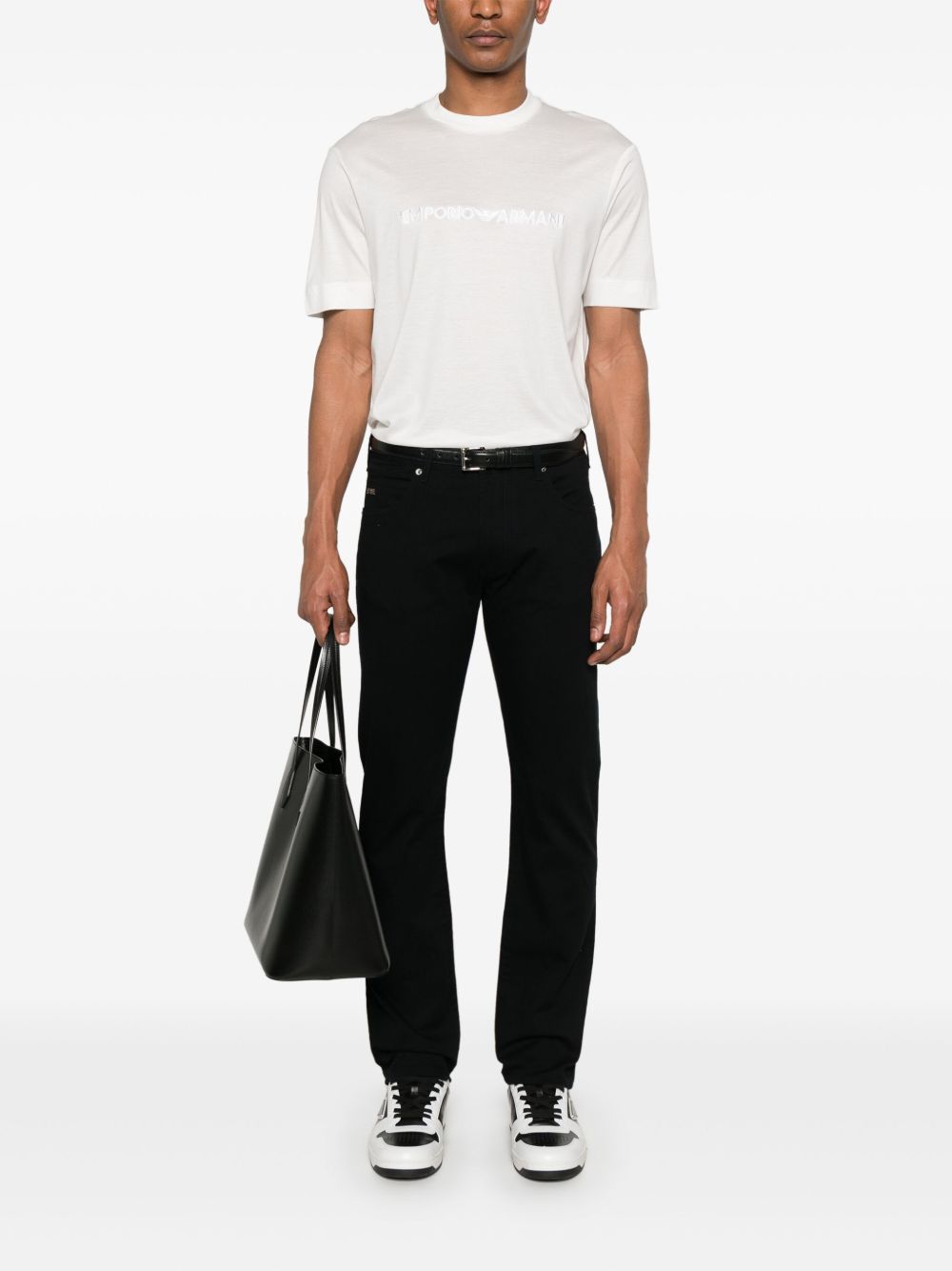 Slim denim cotton jeans