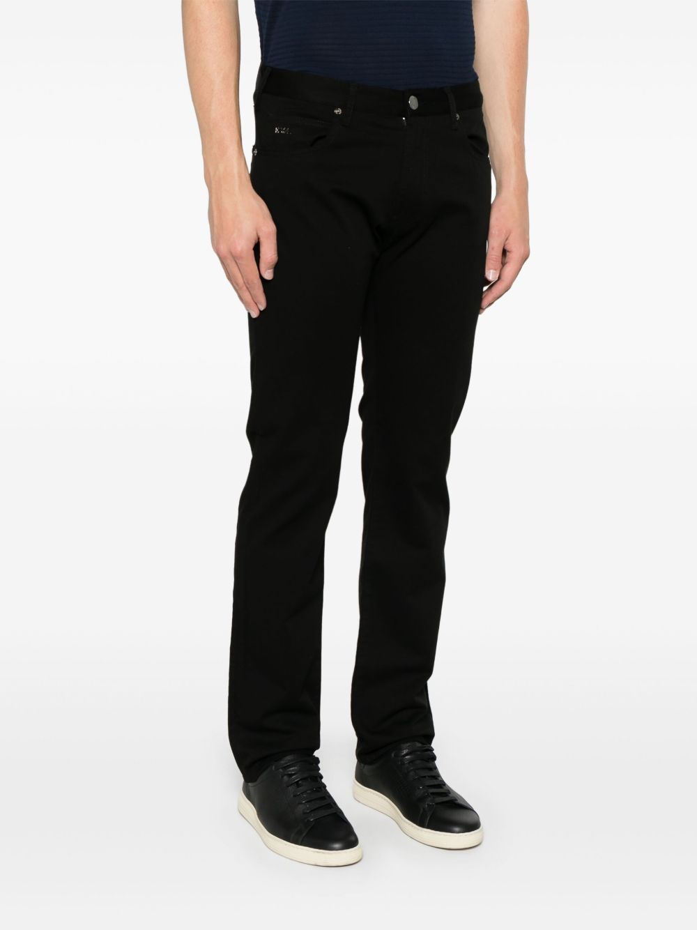 Slim fit denim cotton jeans