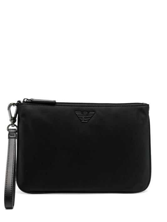 Logo nylon pouch