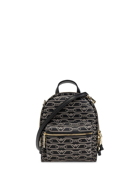 Allover logo backpack