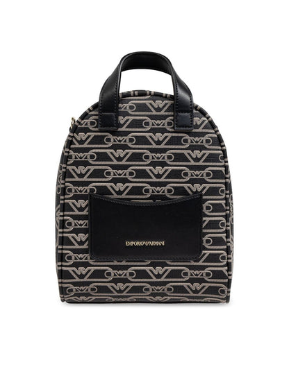 Allover logo backpack