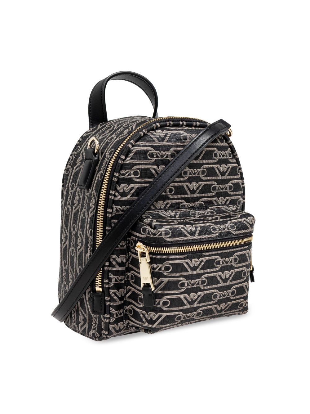 Allover logo backpack