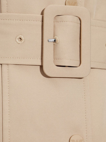 Cotton blend trench coat