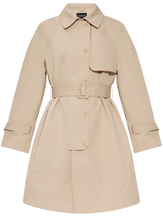 Cotton blend trench coat