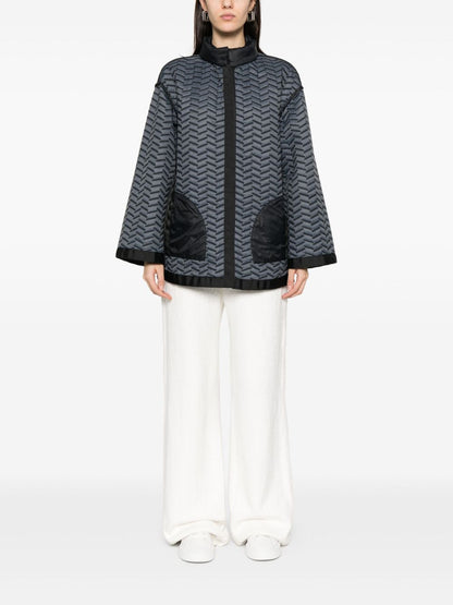 Nylon blouson jacket