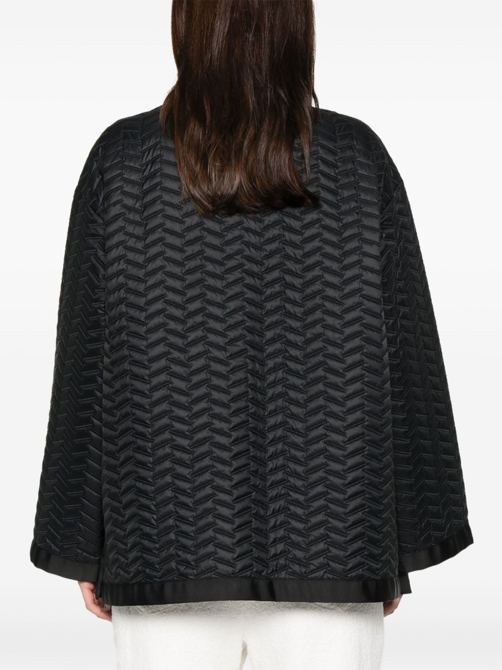 Nylon blouson jacket