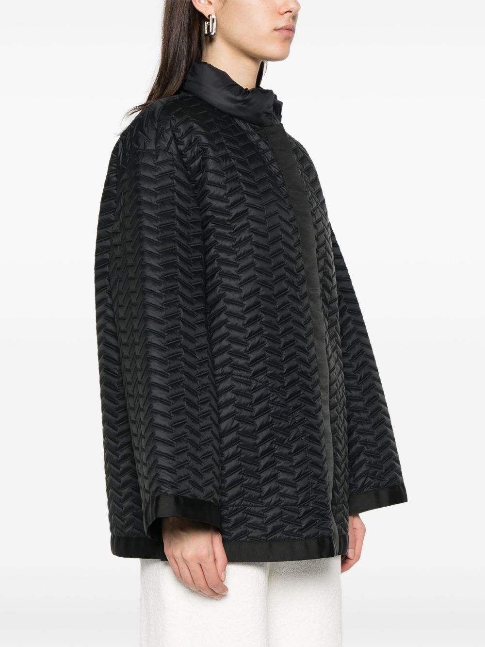 Nylon blouson jacket