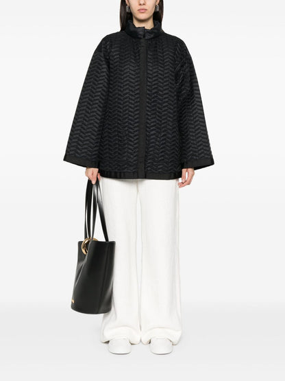 Nylon blouson jacket