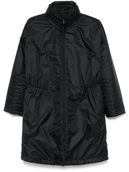 Nylon midi coat