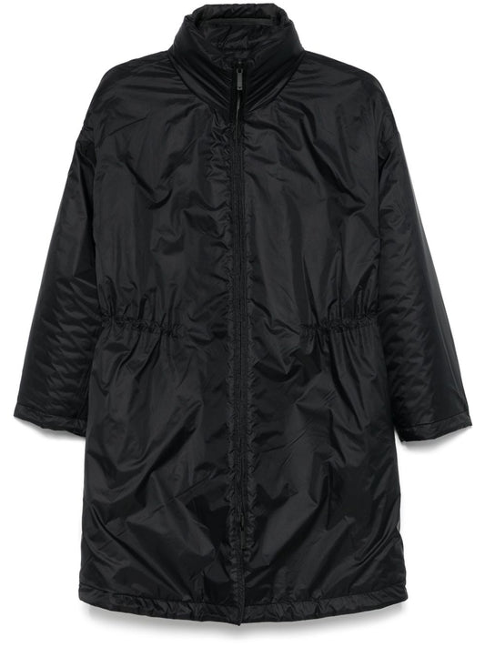 Nylon midi coat