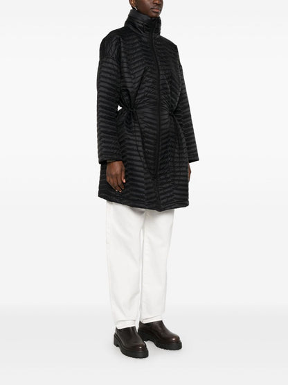 Nylon midi coat