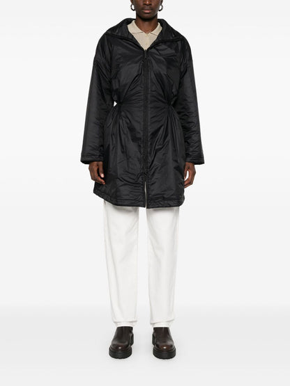 Nylon midi coat