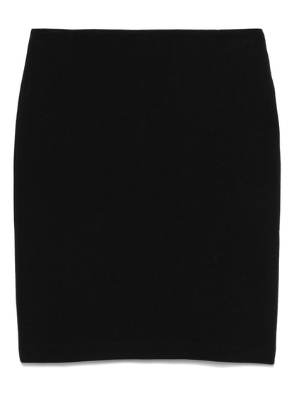 Cotton midi skirt