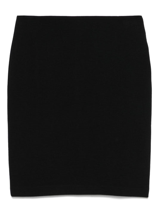 Cotton midi skirt