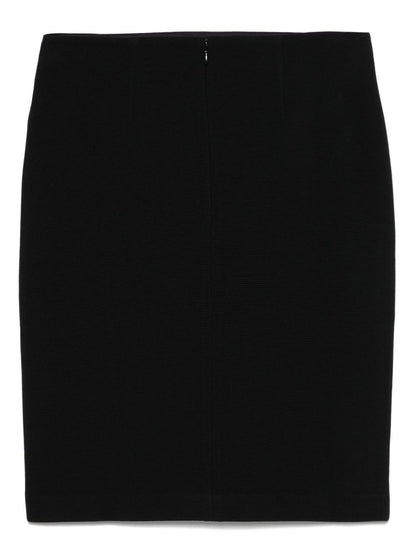 Cotton midi skirt