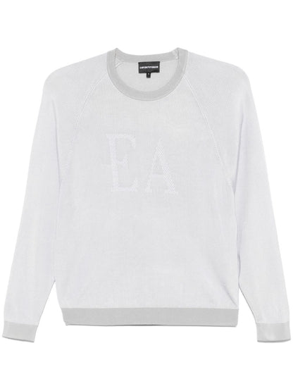 Logo striped sweater