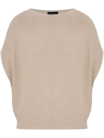 Cotton blend knitted top
