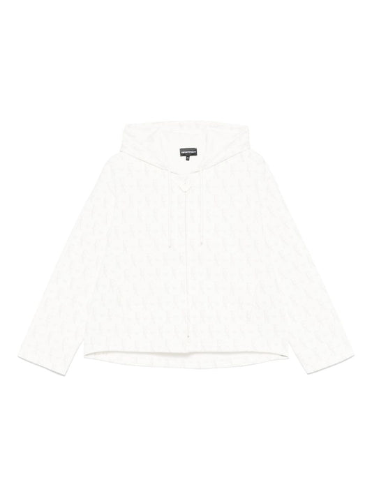 Allover logo hoodie
