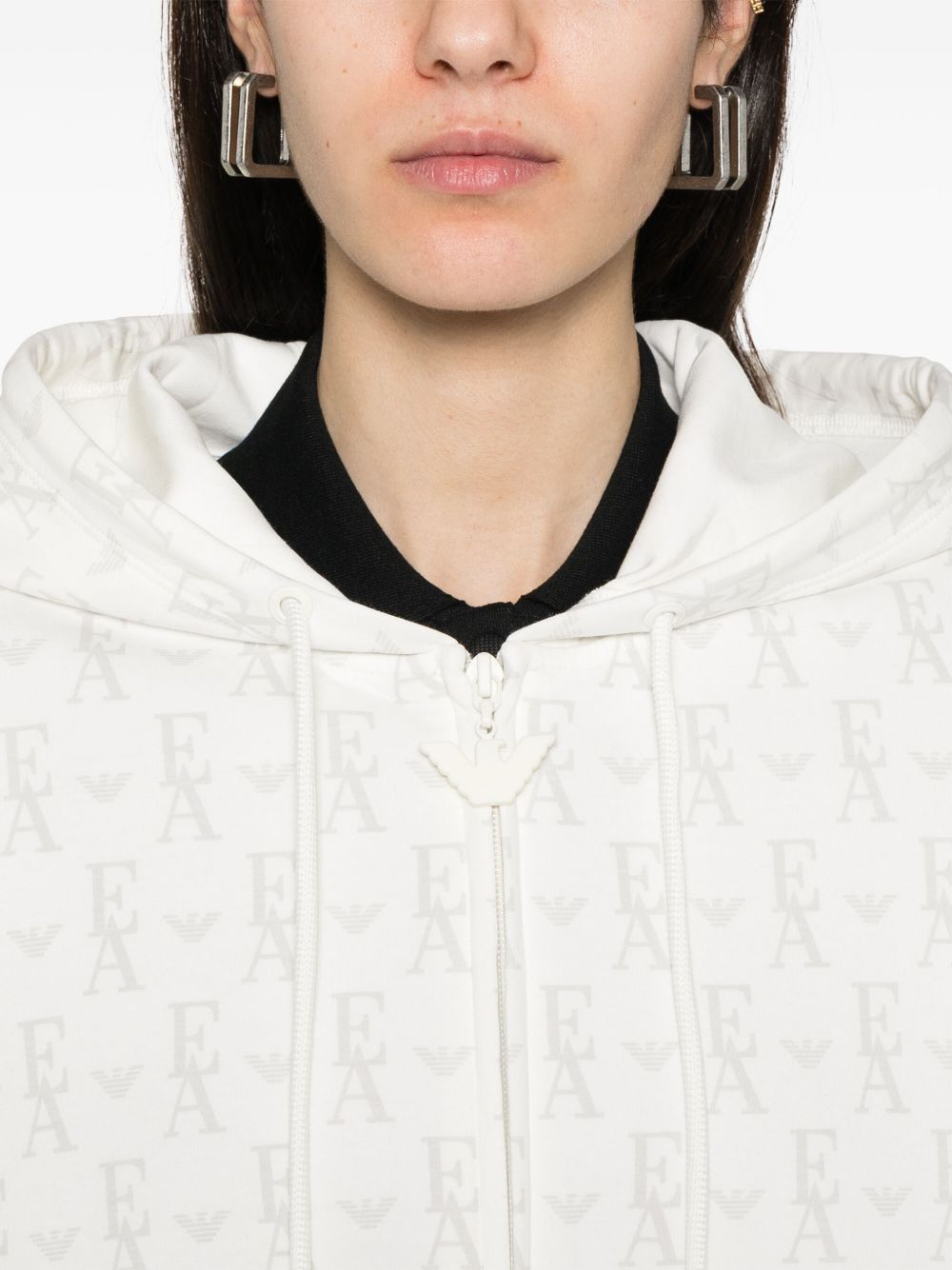 Allover logo hoodie