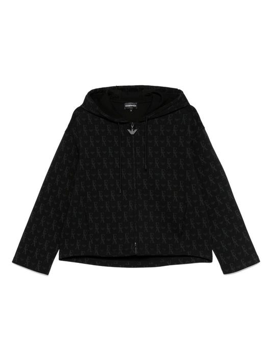 Allover logo hoodie