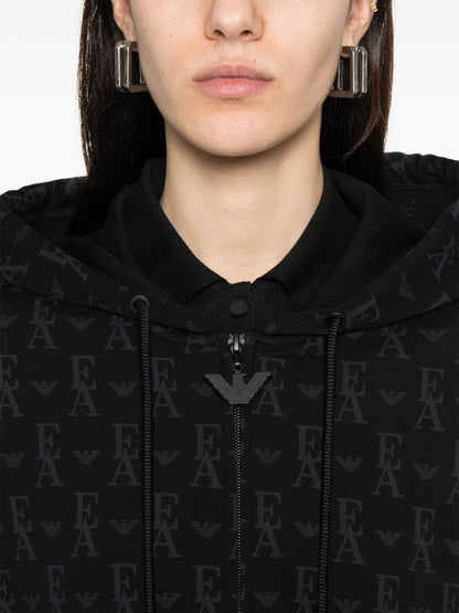Allover logo hoodie