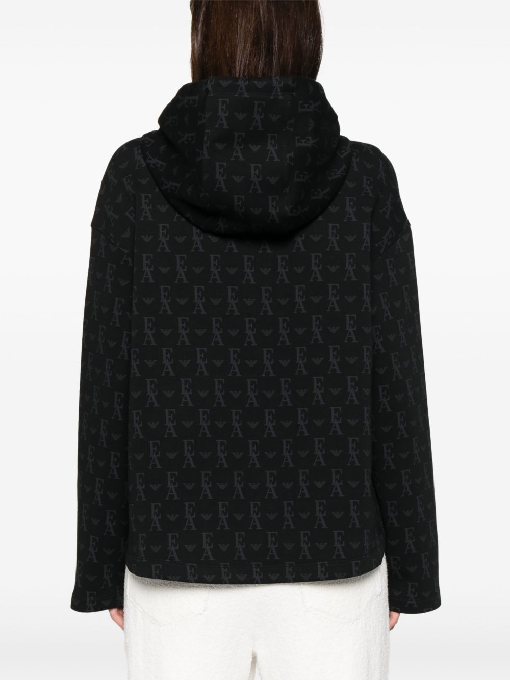 Allover logo hoodie