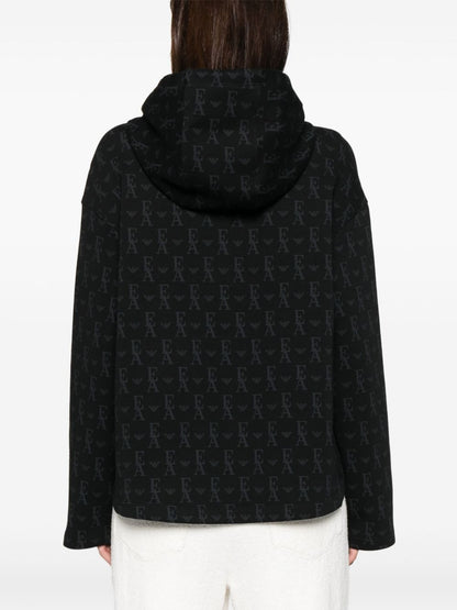 Allover logo hoodie