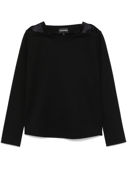 Boat neck sweater