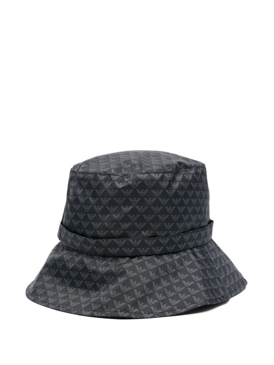 Allover logo bucket hat