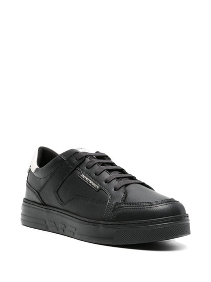 Leather sneakers