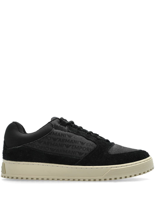 Suede leather sneakers