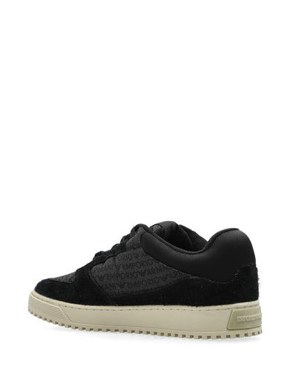 Suede leather sneakers