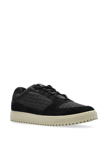 Suede leather sneakers