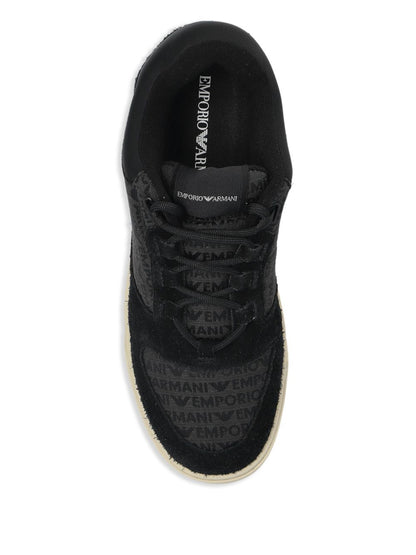 Suede leather sneakers