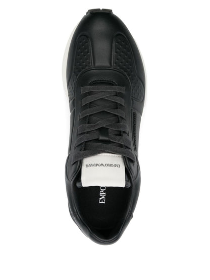 Leather sneakers