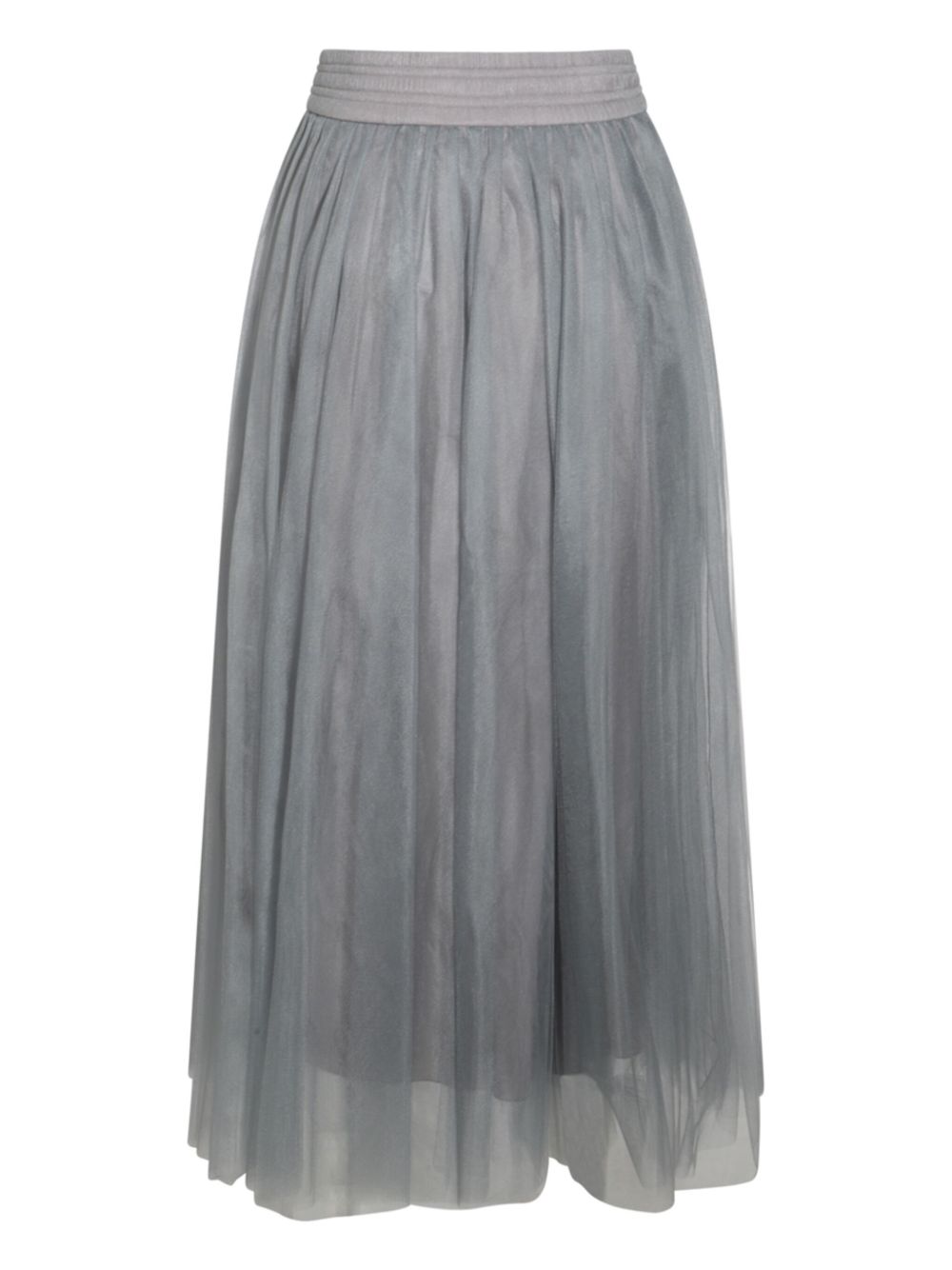 Tulle midi skirt