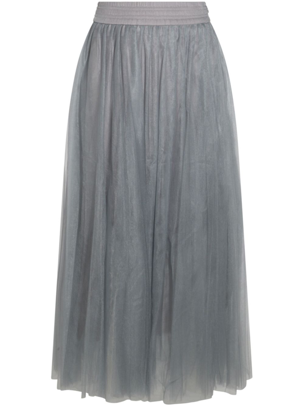 Tulle midi skirt