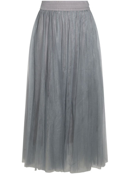 Tulle midi skirt
