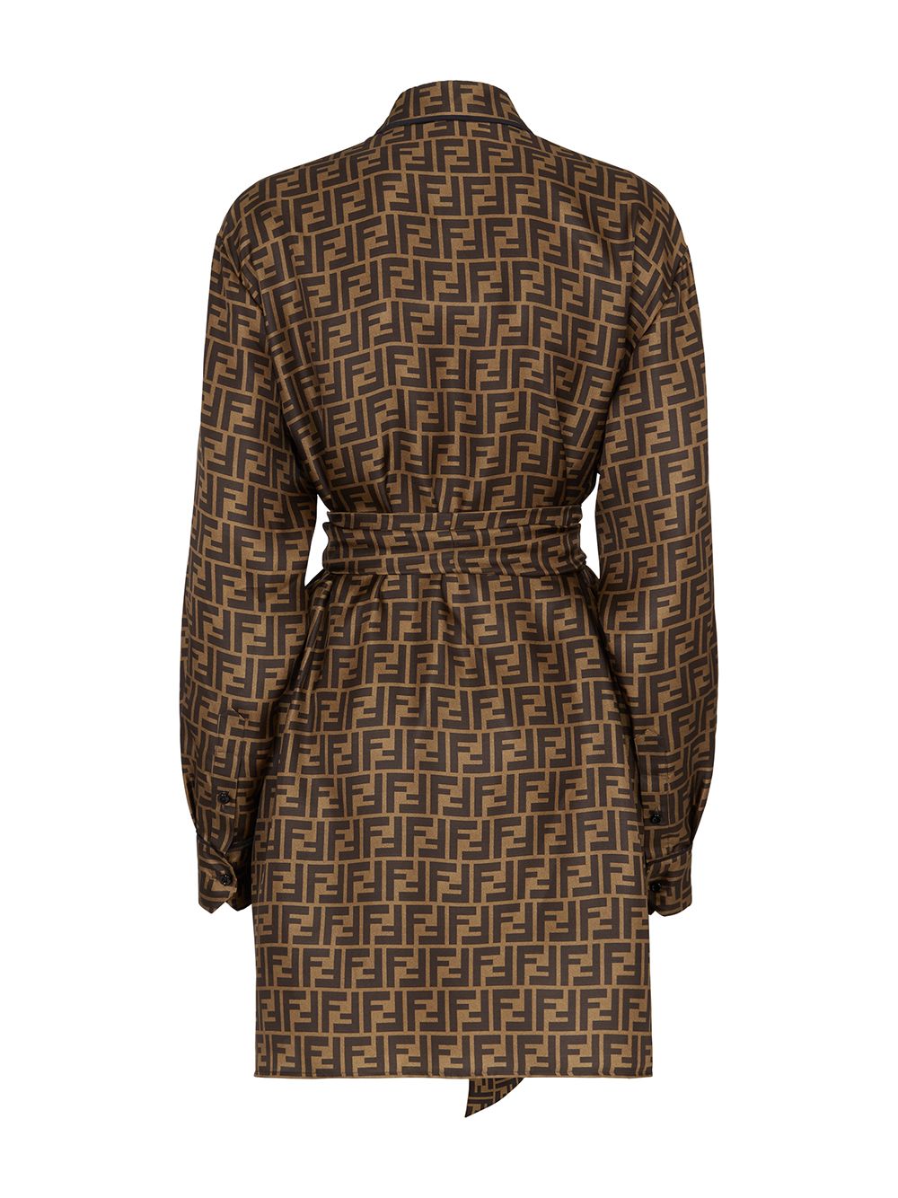 Ff silk shirtdress